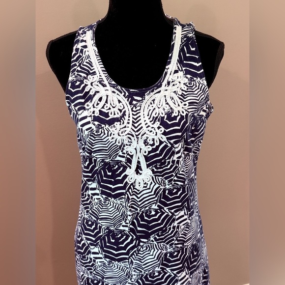 Women’s LILY PULITZER Oh Cabana Boy Foster shift dress- Size Large - Picture 4 of 8